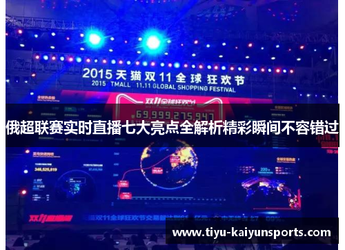俄超联赛实时直播七大亮点全解析精彩瞬间不容错过