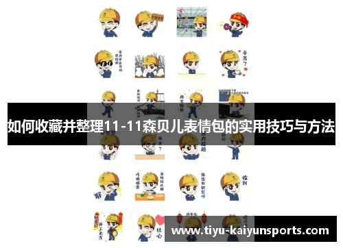 如何收藏并整理11-11森贝儿表情包的实用技巧与方法